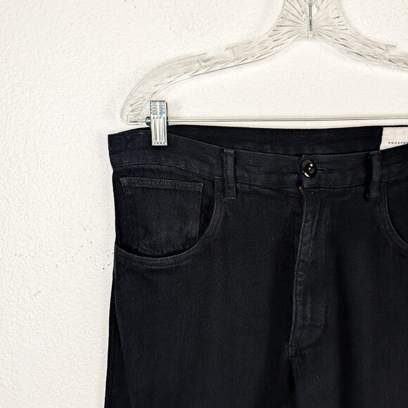 Prospective Flow Men's Black Herringbone Pants size 32 Made in USA - Picture 5 of 11